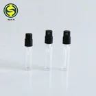 2ml clear empty glass vials perfume sample bottle spray