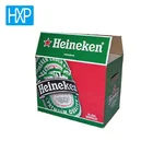 Customized beer carton box 2C 1-Layer SBB Offset display forwine bottles or cans