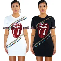 Plus Size Casual Bodycon Dress Women Short Sleeve Summer t-shirt Dress Ladies Streetwear Basic Elastic Sheath Mini Dress
Plus Size Casual Bodycon Dress Women Short Sleeve Summer t-shirt Dress Ladies Streetwear Basic Elastic Sheath Mini Dress