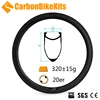 CarbonBikeKits B406-38-M hot selling 20 inch bicycle rims BMX carbon bike rims