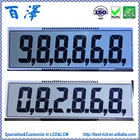 Factory Manufacture Custom Monochrome 7 Segment 4, 5, 6 Digits TN LCD Display