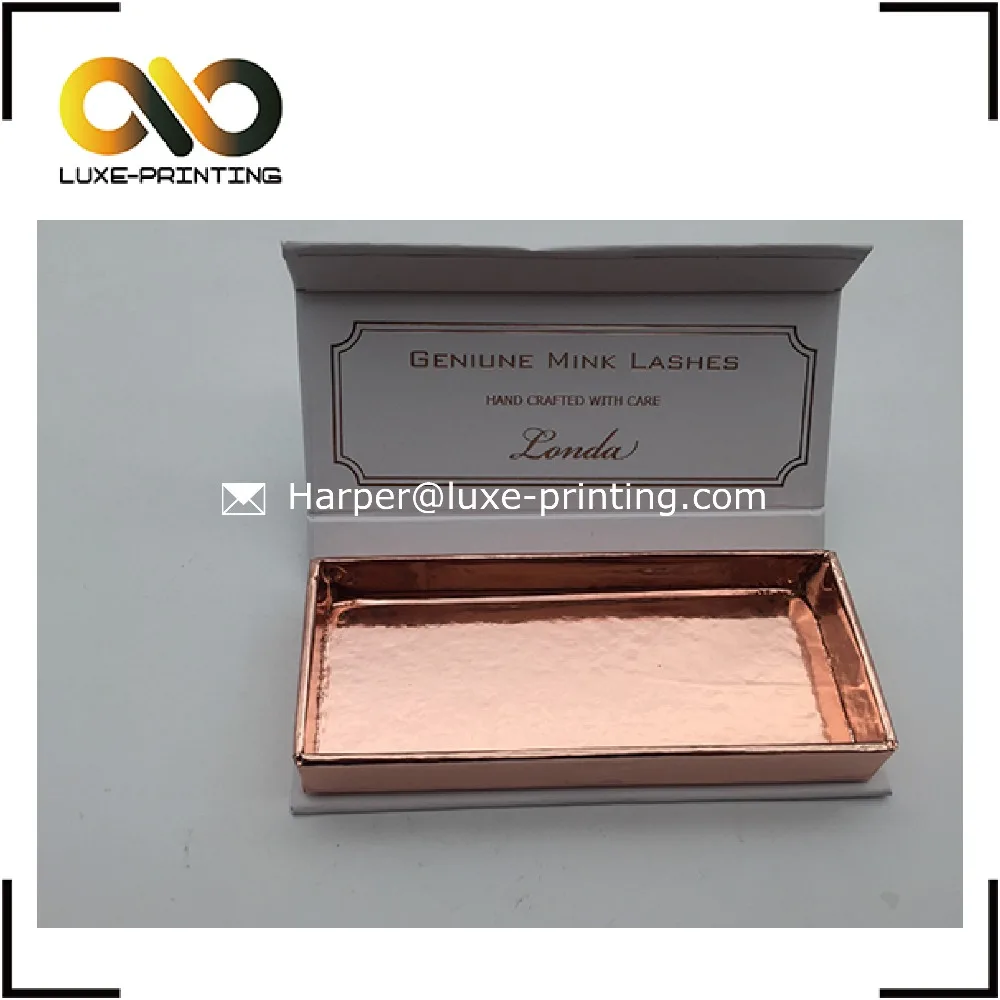 packaging & printing  box  rose eyelash paper packaging box  164