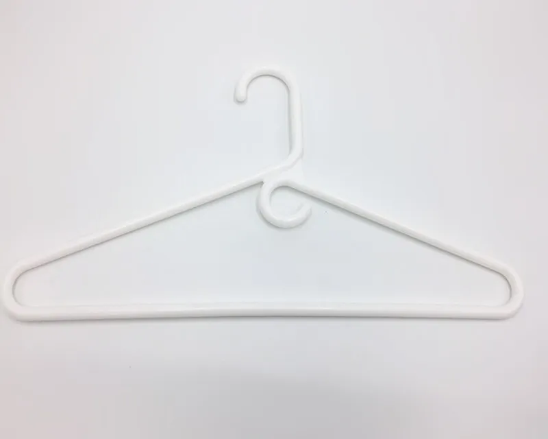 Inspring Heavy Duty White Hangers Tubular Plastic Hangers