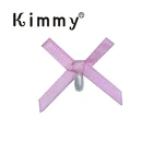Tiny Velvet ribbon Bow with Pearl Center for Crafting, Sewing, Doll Shoes, Wedding Favors