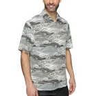 2016 Brand names new style chinese men woven silk shirts