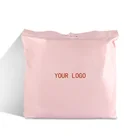 biodegradable custom printed logo big pink poly mailers designs plastic envelope bag with handle