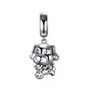 Factory Popular Simple silver charm engraving