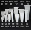 plastic cosmetic tubes high quality body cream tube shampoo PP white tubes