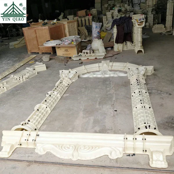 Frp Plastic Precast Concrete Moulds For Grc Arch Window Moulding