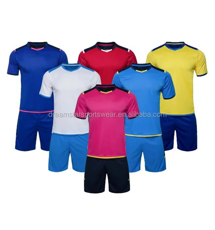 2019 New Arrival Polyester Football Uniform High Quality Blank Soccer Kit, Pantone color
2019 New Arrival Polyester Football Uniform High Quality Blank Soccer Kit, Pantone color