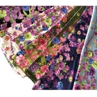 composite floral digital printed chiffon fabric price per metre for women dress