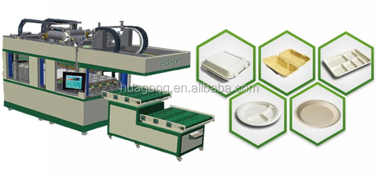 bagasse pulp paper plate machine