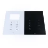 high temperature black white color tempered ceramic glass for fireplace