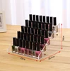 Clear 30 Bottles Acrylic Assembled Nail Polish Display Rack