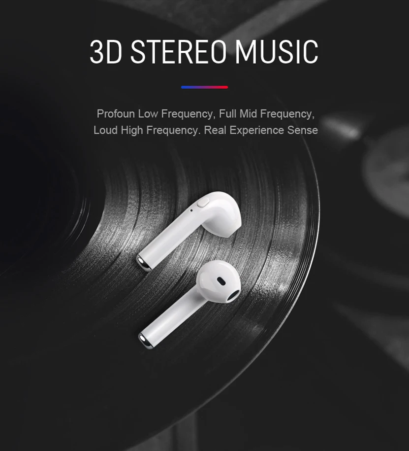 Amazon Best Seller i7s TWS Earbuds Bluetooth Earphone V5.0 Stereo Sound - ANKUX.COM