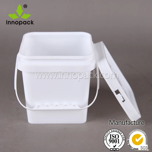 2 Gallon Food Grade Pail With Lid Square Plastic Bucket For Sale Buy