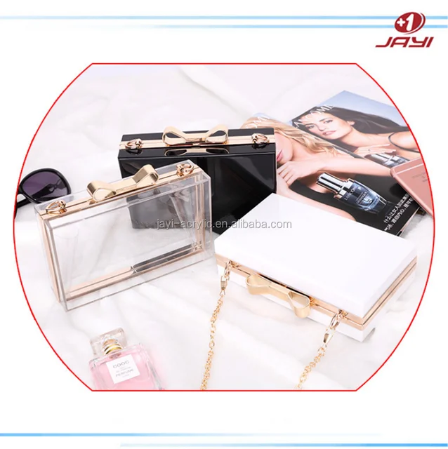 pretty transparent acrylic perspex clutch clear lady evening