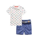 Summer European Style Cotton Baby Boy Sets Clothes Children'S Clothing Sets