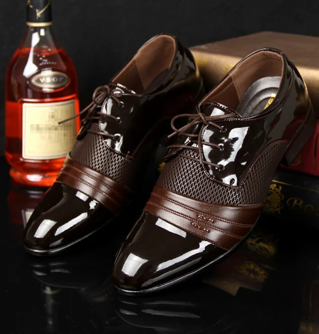 ZY0423A Men's business casual dress shoes plus-size 45 46 47 size men's shoes, Black/brown
ZY0423A Men's business casual dress shoes plus-size 45 46 47 size men's shoes, Black/brown