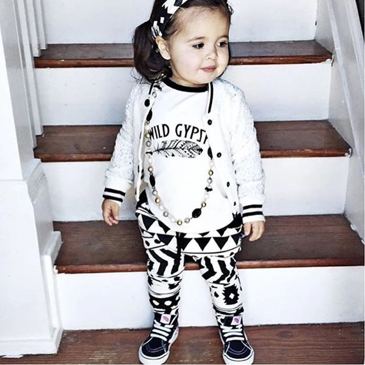 Home wear girl boutique children clothing clothes long pants set, Customized
Home wear girl boutique children clothing clothes long pants set, Customized