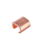 Copper Earthing Wires Connection Cable Joint Earth C Clamp