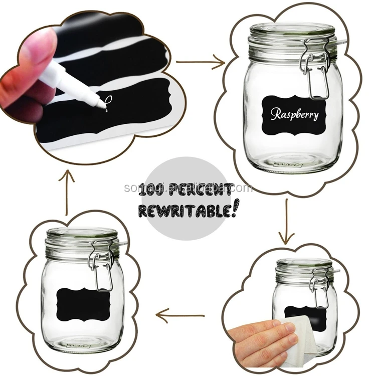 matte chalkboard labels