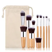 High Quality Makeup Brush 11 Pcs Wooden Eyeshadow brush Lip Foundation Makeup Brush Set
High Quality Makeup Brush 11 Pcs Wooden Eyeshadow brush Lip Foundation Makeup Brush Set