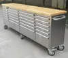 96" x 18" x 37" stainless steel tool chest canada by hyxion - HTC9624W
