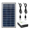 15W panel solar home system kit with 3pcs LED bulb and mobile phone charger