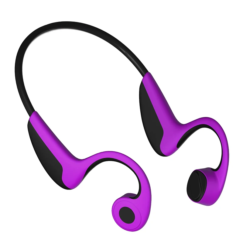 

Z8 Bone Conduction Headphones Bluetooth Open Ear Hands-Free Sports Wireless Headset with Microphone, Purple;blue;grey