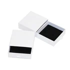 2019 white color cardboard drawer box for jewelry gift packing
