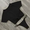 2019 Hot Sexy Biquini High Waisted Thong Bikini Women Swimming Suit Woman Bikinis Swimwear Wholesale