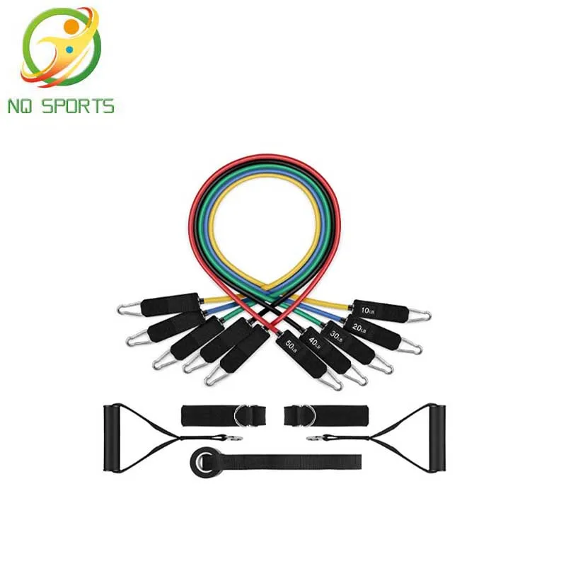 New Design Exercise Tube Gym Equipment Custom Logo 11pcs Latex Resistance Tube Band Set With Foam Handle, Can be customized
New Design Exercise Tube Gym Equipment Custom Logo 11pcs Latex Resistance Tube Band Set With Foam Handle, Can be customized