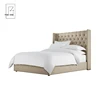 Modern Customized Elegant Solid Wood King Size Royal Furniture Bedroom Sets Elegant Bed Set