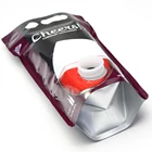 Stand Up Plastic Wine Bag With Spout Wine Stand Up Aluminum Foil Plastic Wine Bag With Spout