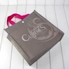 Promotional laminated pp non woven gift tote bag with hard cardboard