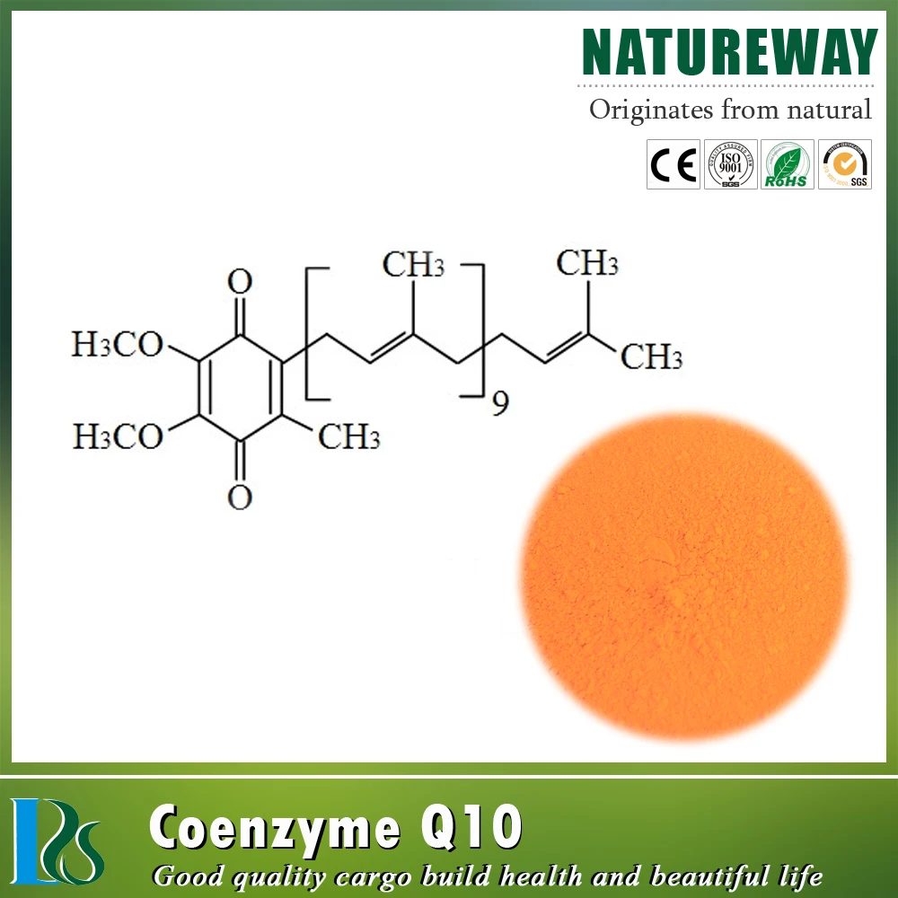 High quality Coenzyme Q10 in bulk/Pure EP Standard CoQ10
