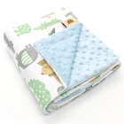 100% Polyester Anti Pilling Minky New Born Baby Gift Set for Outdoor Use