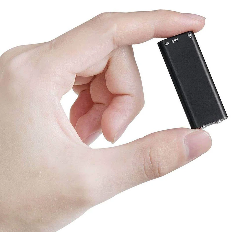 

Mini USB Voice Recorder Digital MP3 Player 192kbps Audio Sound Recording Device 8GB, Black