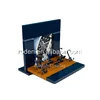 Wooden Watch Counter Display Base Dark Blue Glossy Lacquer Luxury Acrylic MDF Watch Display