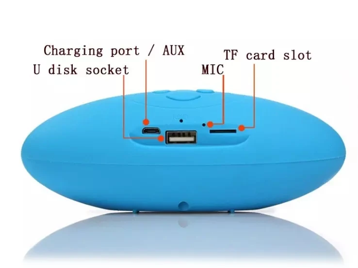 Big Eye BT Speaker with Loud Stereo Sound Built-In Mic. Perfect Portable Wireless Speaker - ANKUX.COM