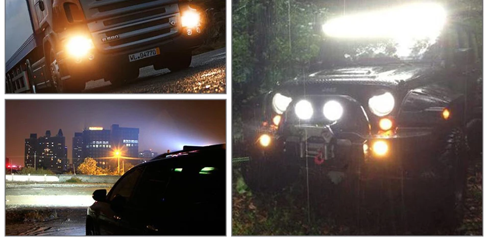  LED Work Light Bar Lamp For Driving Truck SUV Off Road Car Flood Spot Light 12V (15)