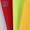 High quality fluorescence color warp 100% polyester breathable mesh fabric sports shoe lining