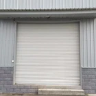 Remote control roller shutter automatic rolling door, Galvanized steel roller shutter doors