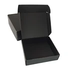 Foldable Black Cardboard Gift Boxes With Custom Logo Packaging Box