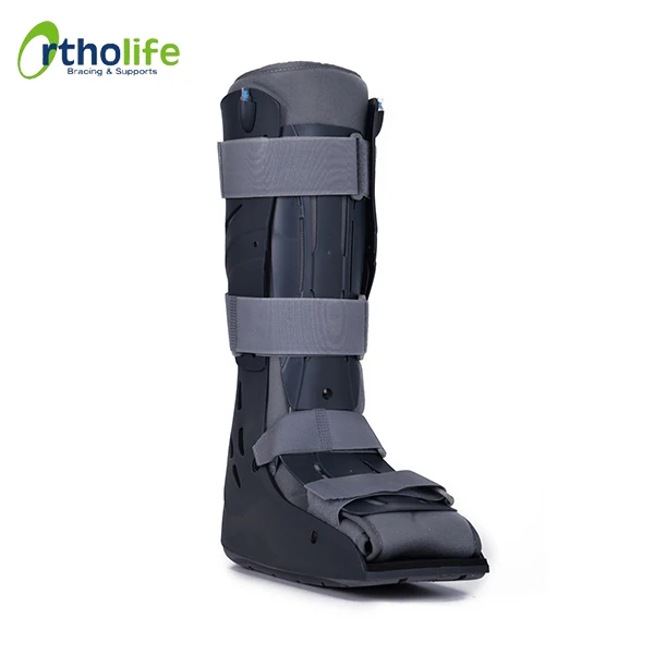 OL-WK012 Grey Orthopedic Healthcare Rehabilitation Pneumatic Boot Walking Brace