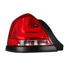 For Ford Victory 1998-2011 LED Tail Lights Assembly Red&Clear Black Lens Rear Lamp Factory sell