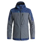 LS668 Wholesale bright eco-friendly 100%polyester men active colorful snowboard ski jacket