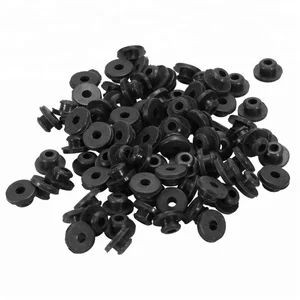 100pcs/bag tattoo machine needle rubber nipple grommet pad hat