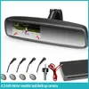 Car rearview mirror + Bluetooth rearview monitor + Parking Sensor